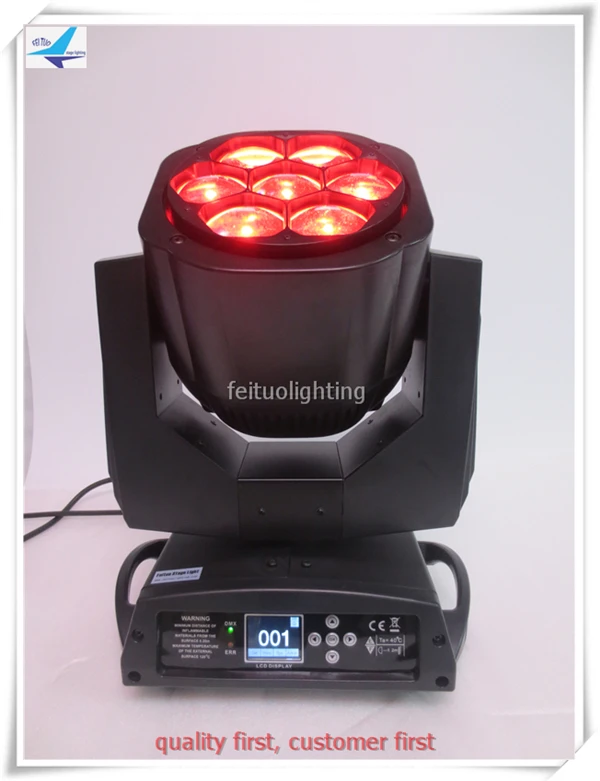A-with fly case Disco light 7x15w 4in1 Led Beam Bee Eye 7 шт. мини Moving Head Light | Освещение