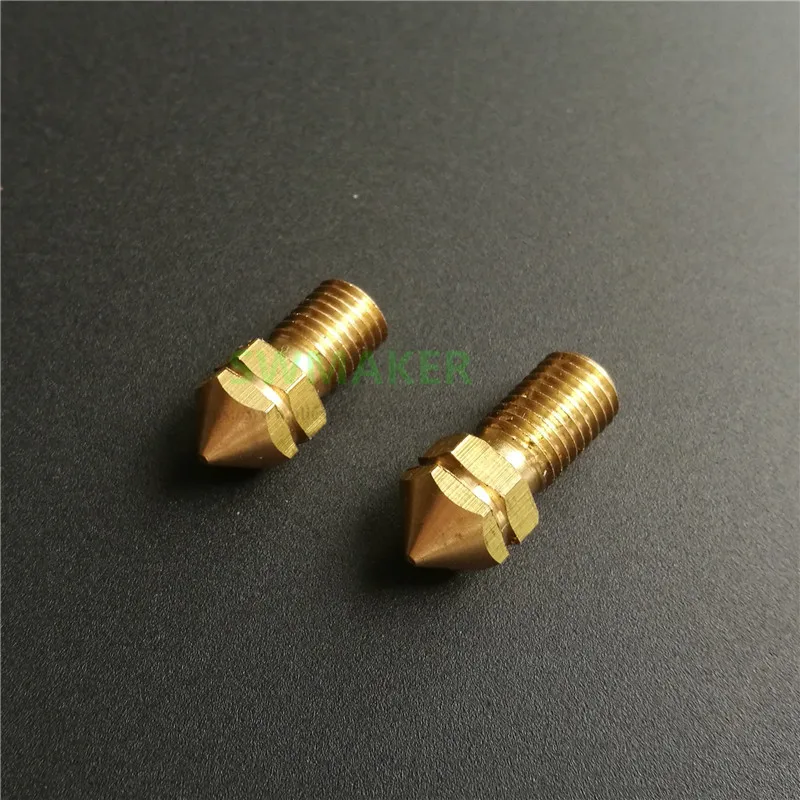 

2pcs UM3 3D printer replacement brass nozzle 0.25mm/0.4mm/0.6mm/0.8mm for Ultiaker 3 spare parts 1.75mm/3.0mm filament
