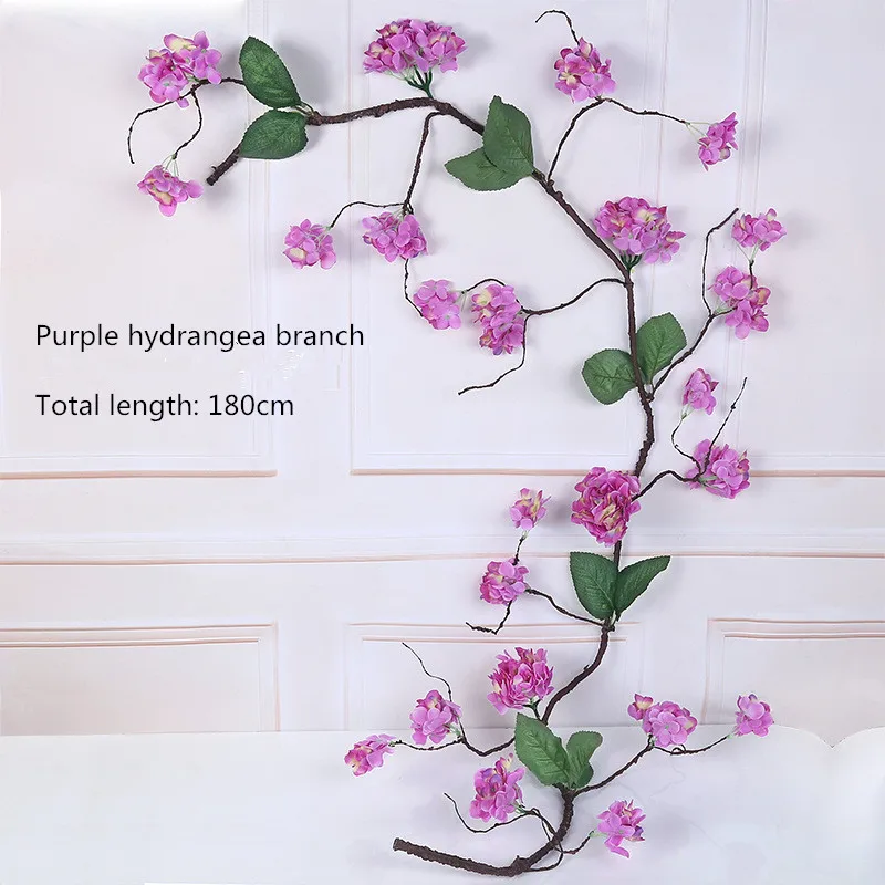 D3 180cm Искусственные ветки для дома, гостиной, украшения, искусственные ветки, инженерный ландшафтный дизайн, 1 шт - Цвет: D3 180cm