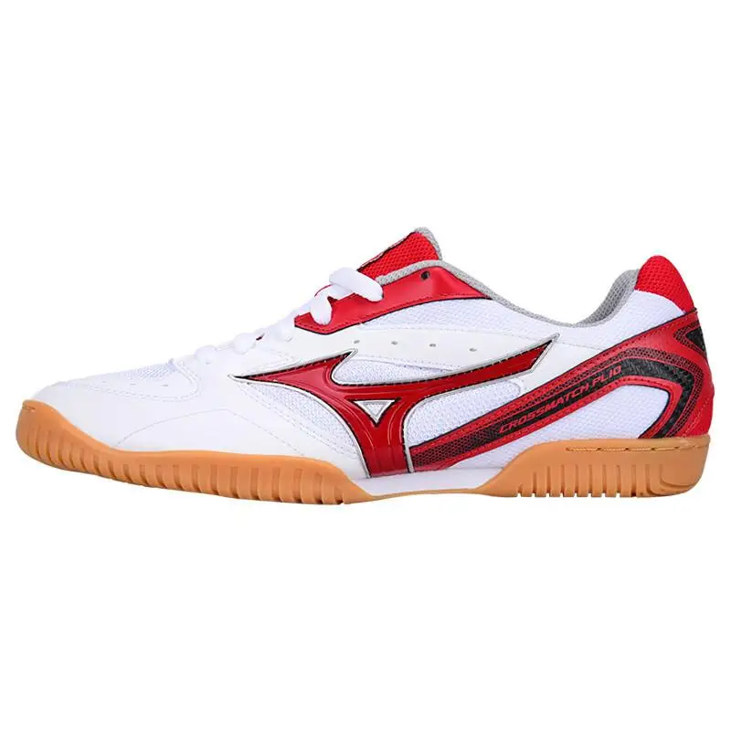 Оригинальная обувь для настольного тенниса Mizuno Crossmatch Plio Cn для мужчин и женщин; обувь для тренировок в помещении; амортизирующая национальная команда; кроссовки - Цвет: 81GA183062