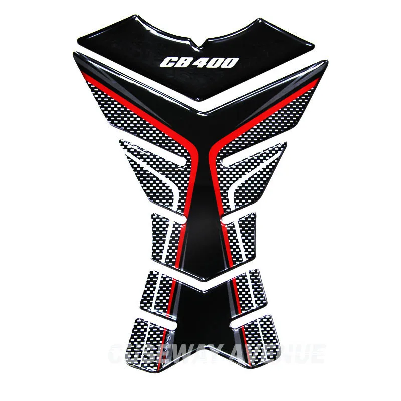 for Honda CB400 CB 400 3D Carbon-look Motorcycle Tank Pad Protector Decal Stickers Case | Автомобили и мотоциклы