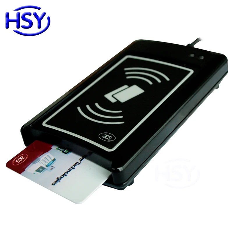 

Contact Contactless DualBoost II USB Dual Interface Reader 13.56Mhz Desktop USB HF IC MF Tag Smart RFID NFC Card Readers Writer