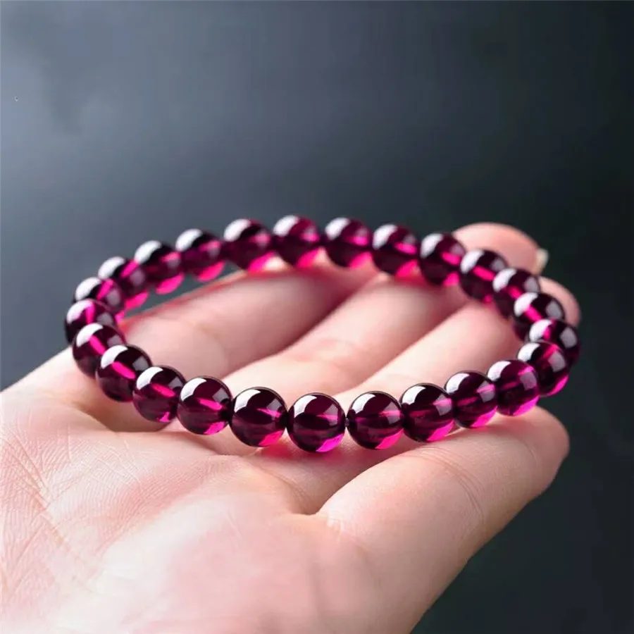 Прямая поставка женский браслет с натуральным гранатом|bracelet genuine|bracelet braceletbracelet