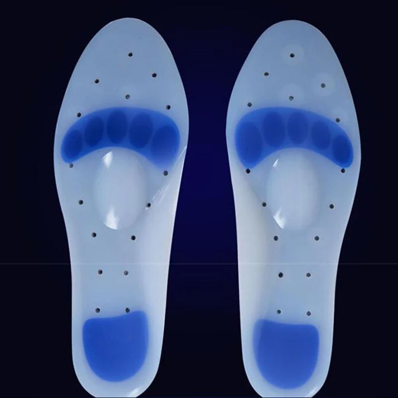 Стельки Медицинские силиконовые для снятия боли в пятке унисекс|foot insoles|shock