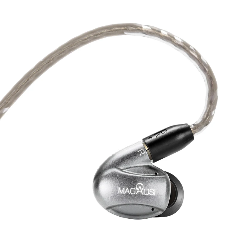 Наушники вкладыши MaGaosi K3 Pro 2BA гибридные Hi Fi наушники с 3 динамиками гарнитура