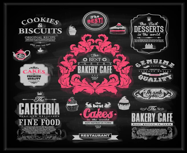 3D современные обои на заказ европейские рисунки иконы еды для ресторана кафе