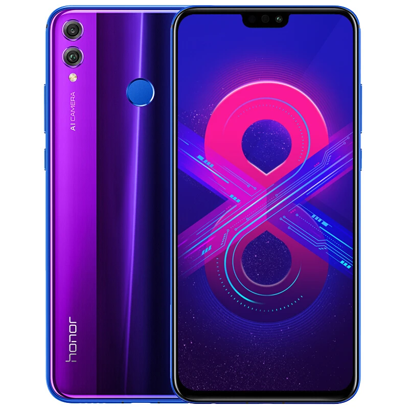 Honor 8x глобальная Rom 6 5 ''полный экран OTA обновление Восьмиядерный отпечаток