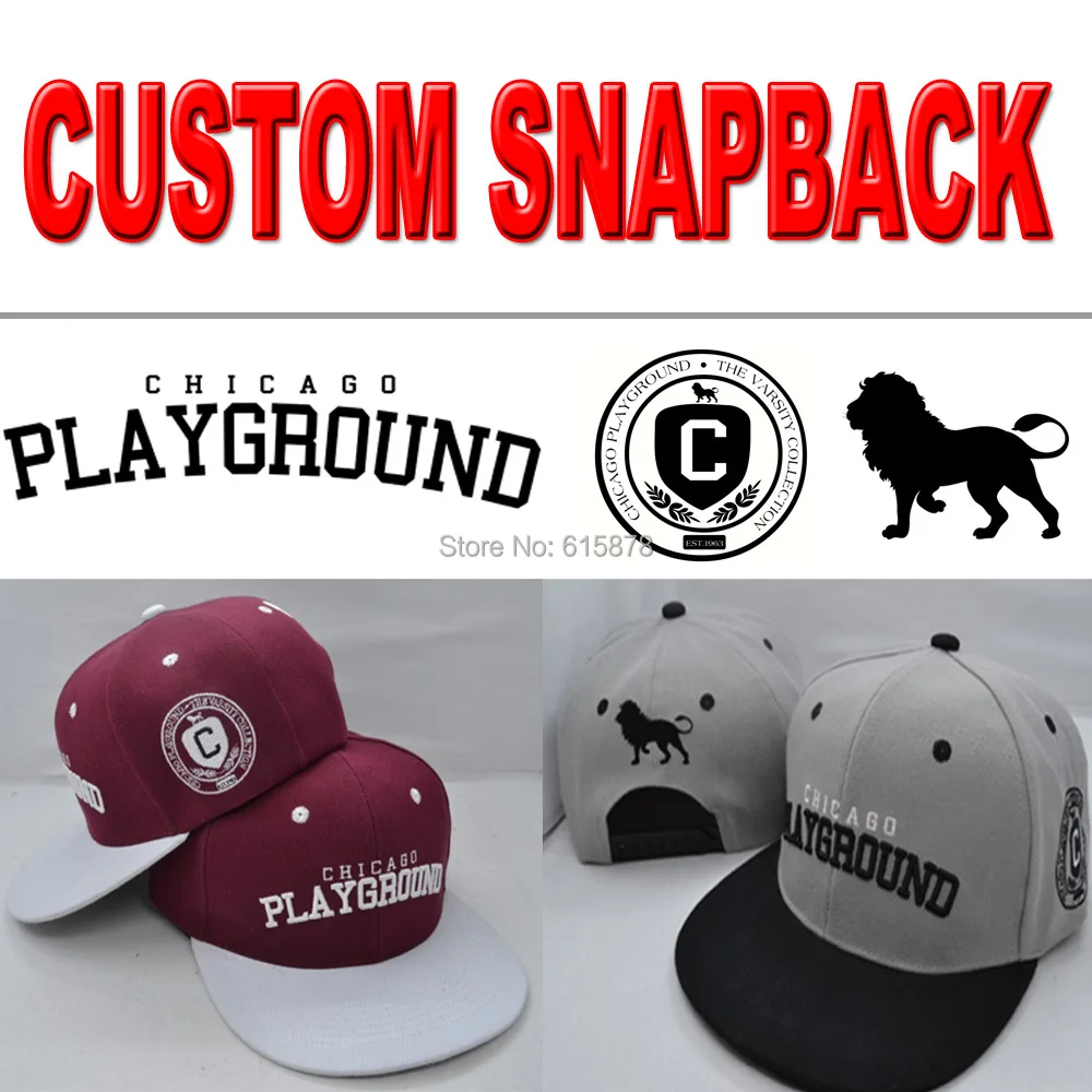 Пользовательские вышитые Snapback пользовательские логотипы 3D вышивка плоские накладные кепки Заказные Snapback шляпы оптом