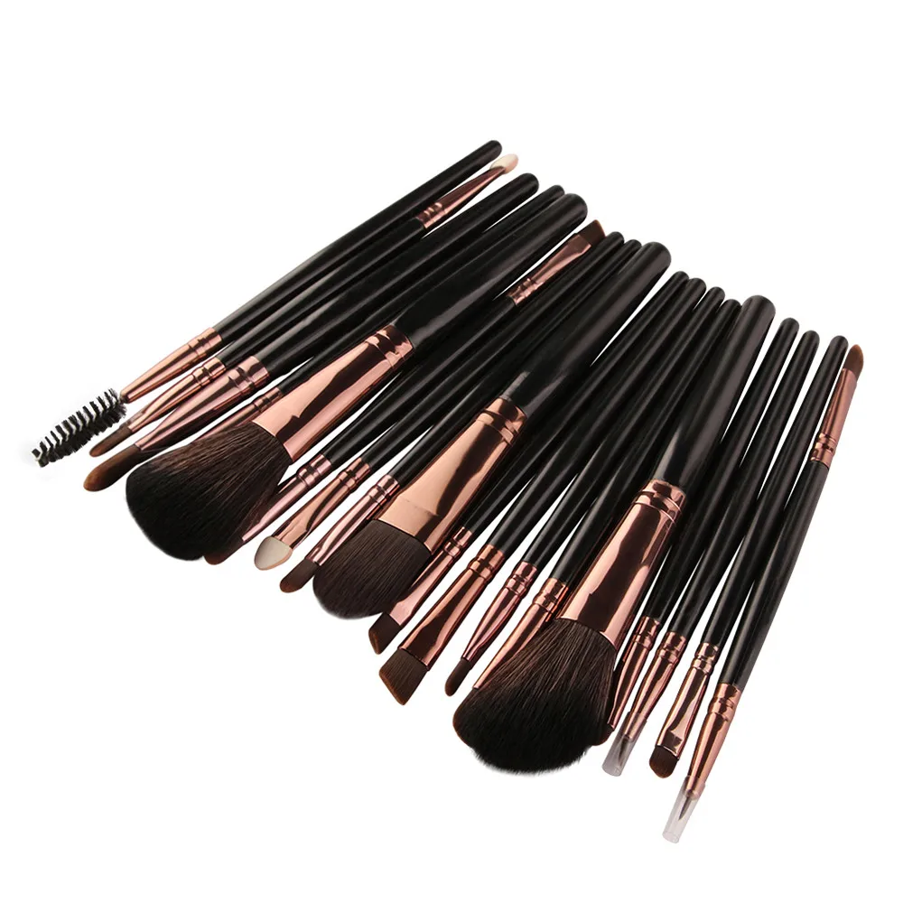 Лучшая сделка 18 шт. набор кистей для макияжа Профессиональный туалетный консилер