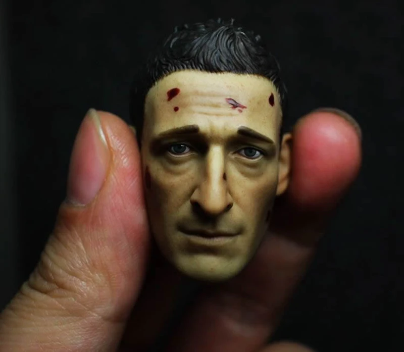 

1/6 Scale Royce Head battle damage version predators for 12''Bodies Figures