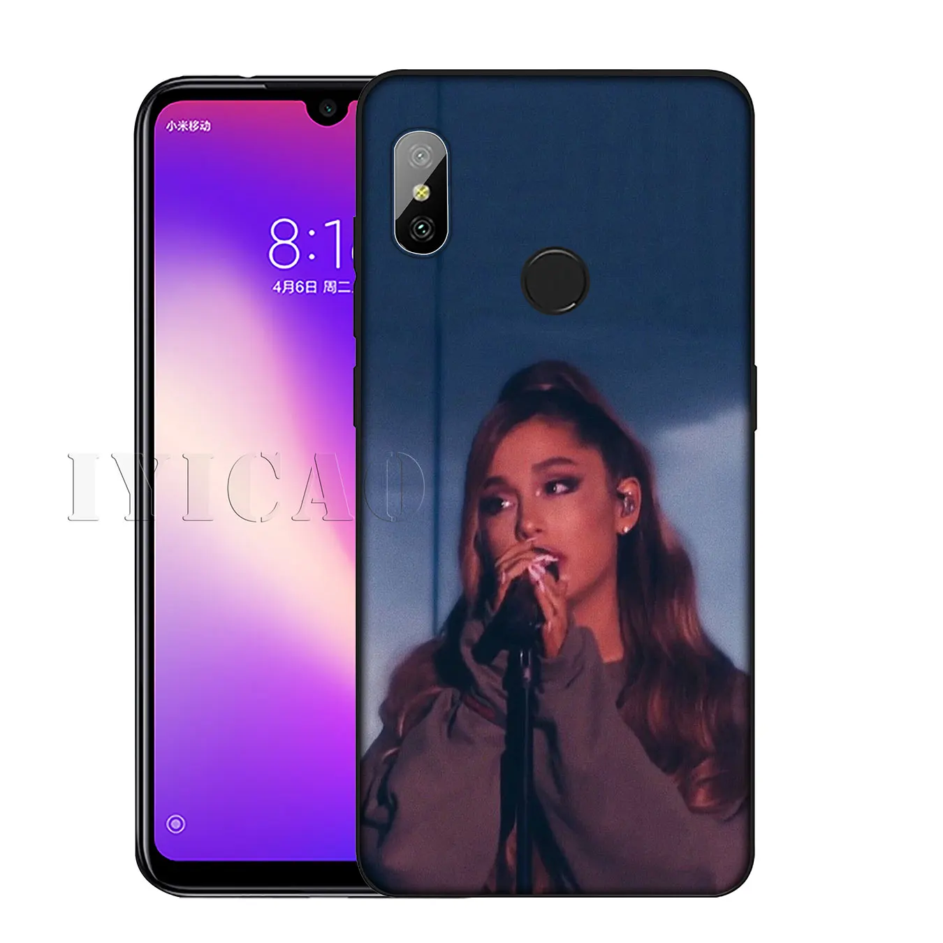 IYICAO Sexy hot Ariana Grande Ultrathin Novelty Fundas Soft Case for Xiaomi Redmi K30 K20 8A 7A 6A 5A S2 GO Note 8 8T 7 5 6 Pro |