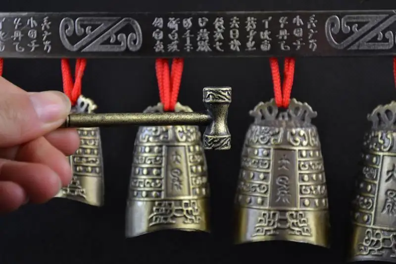 Латунные Колокольчики китайский Тибетский дракон колокольчики в древнем