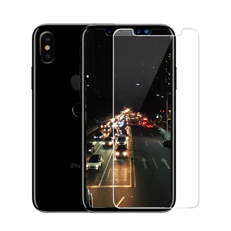 2 шт./лот 9 H закаленное Стекло для IPhone X Экран протектор Защитная Плёнки на