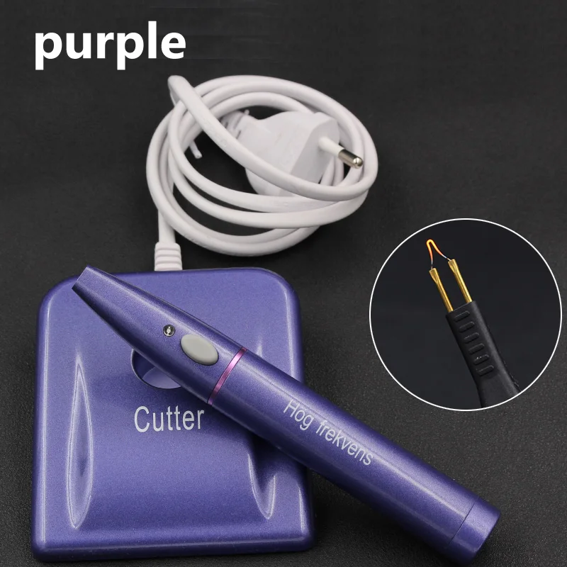 purple Инструменты для коагуляции век, хирургический инструмент, гемостатическое зарядное устройство, Электрический гемостат для коагуляции, электрическая ручка для прижигания, хирургический инструмент - Цвет: purple