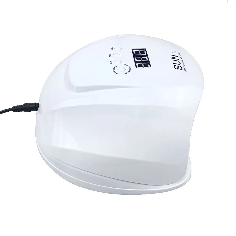 Professional Brand SUNX UV LED Lamp Nail Manicure 54W With LCD Timer Bottom Makeup Dryer Gel Polish Automatic Sensing | Красота и