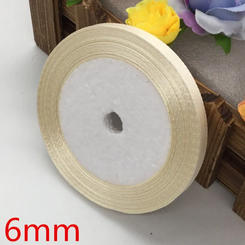 25 ярдов шелковая сатиновая лента для риса украшения свадебной вечеринки