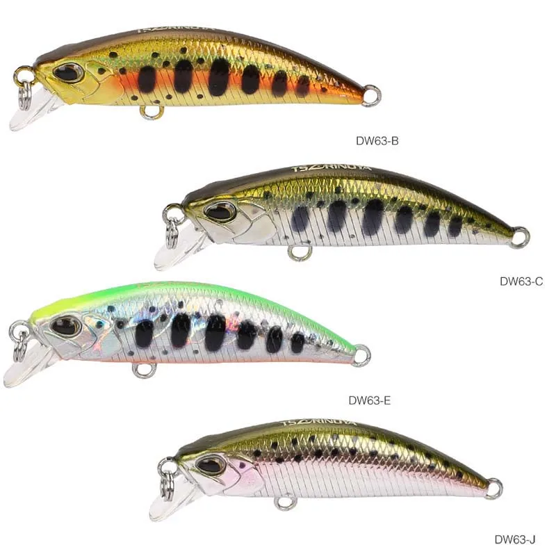 DW63-B-C-E-J TSURINOYA DW63 тонущие приманки Minnow Набор 50 мм 5 г 4 шт. мини Гольян жесткие рыболовные плавающие приманки Искусственные воблеры кренкбейт Peche Leurre - Цвет: DW63-B-C-E-J