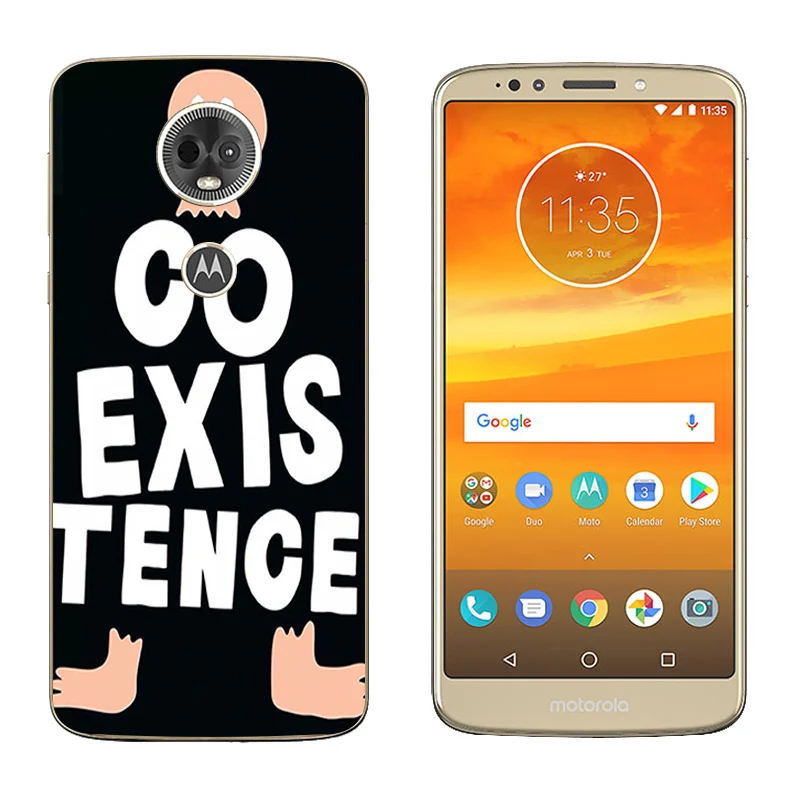 Мягкий силиконовый чехол из ТПУ для Motorola E5 Plus задняя крышка телефона 6 0 дюйма MOTO