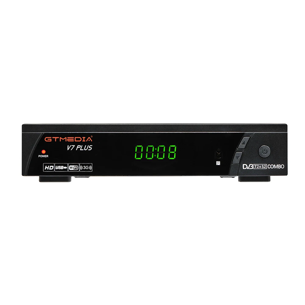 GTMedia V7 плюс цифра спутниковый телевизионный ресивер DVB S2 T2 декодер 1080P Full HD USB WI FI