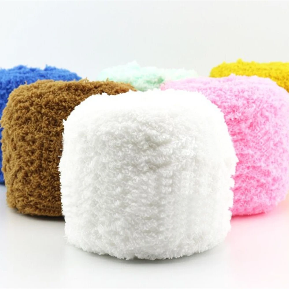 100 г теплый и мягкий натуральный кашемир 3PLY ручной работы Коралловый плюшевая