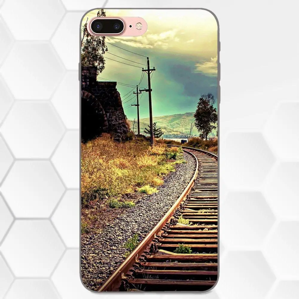 Dark Clouds Railway Soft Silicone TPU Black Cell Phone Case For Xiaomi Redmi Note 2 3 4 4A 4X 5 5A 6 6A Plus Pro S2 Y2 | Мобильные