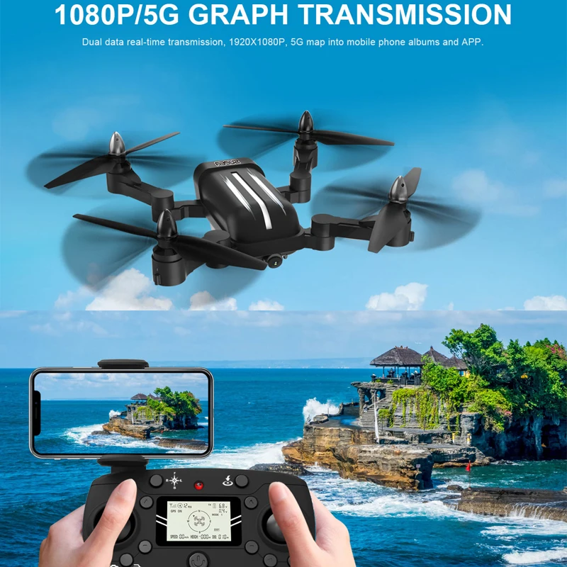 Радиоуправляемый Дрон BAYANG X28 gps с GPS 1080P стандартное расстояние FPV бесщеточный