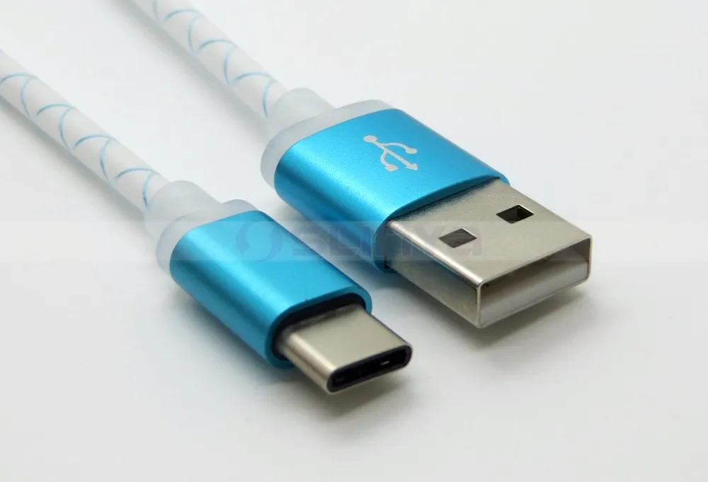 5 шт./лот Универсальный 1 метр USB Type C кабель кабели для XiaoMi Mi5 Oneplus LG Nexus 5x Huawei Samsung Letv