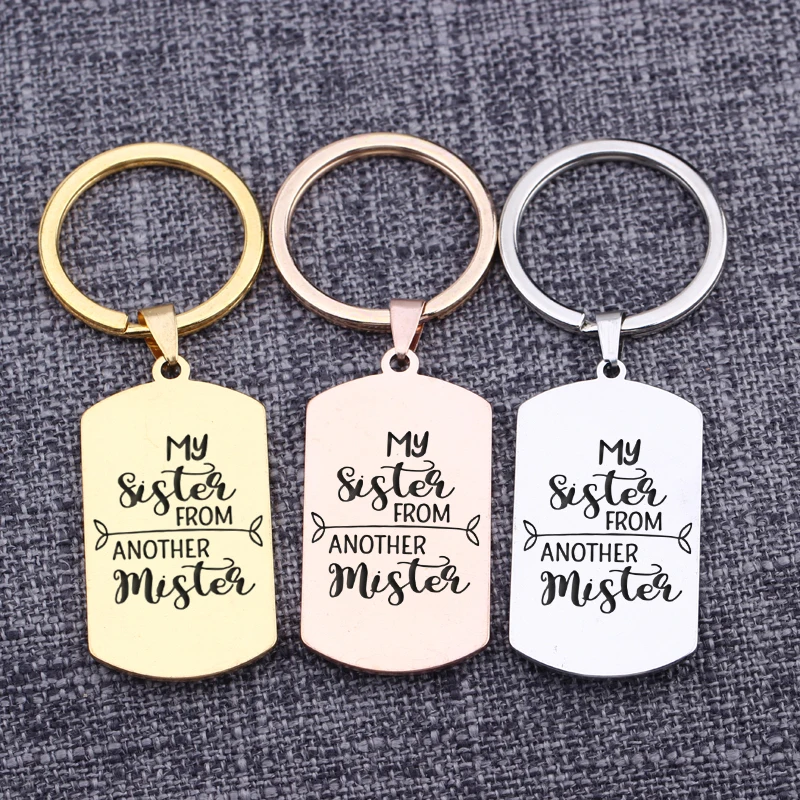 Бирка для собаки Chaveiros My Sister от другого Mister Gift лучшие друзья сувенир брелок с