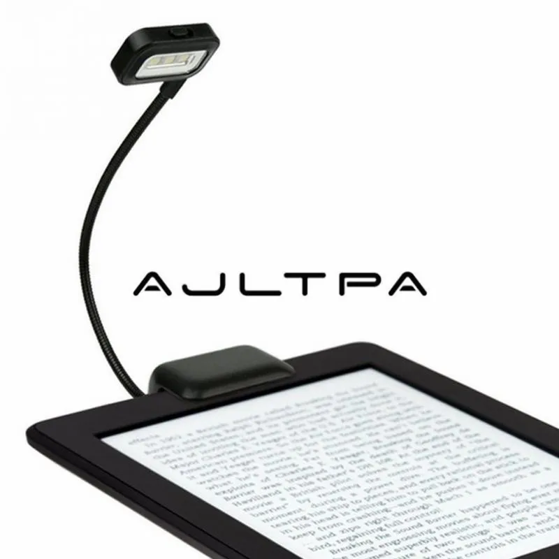 저렴한 책 조명 3 LED 전자 리더 클립 유연한 읽기 조명 램프 Ebook Ereader 킨들 Pocketbook 독서 램프, 전자 책 읽기