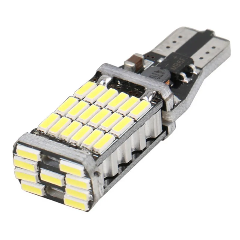 2 шт. светодиодный декодирования обратный светильник T15 4014 45SMD рулевого 1157