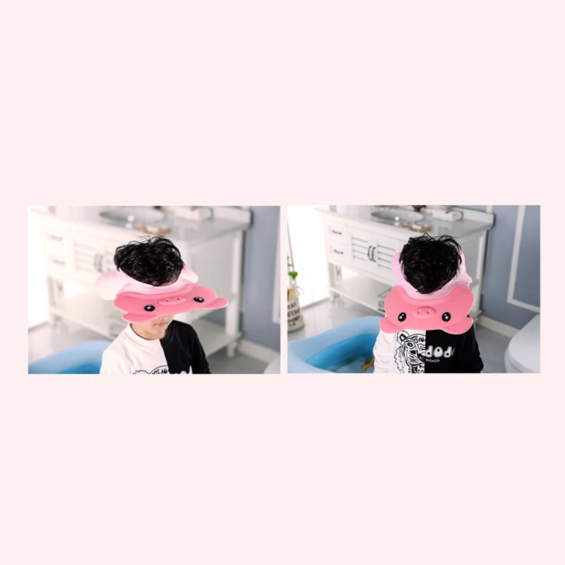 Шапочка для детского шампуня водонепроницаемая шапочка защиты глаз и душа детей