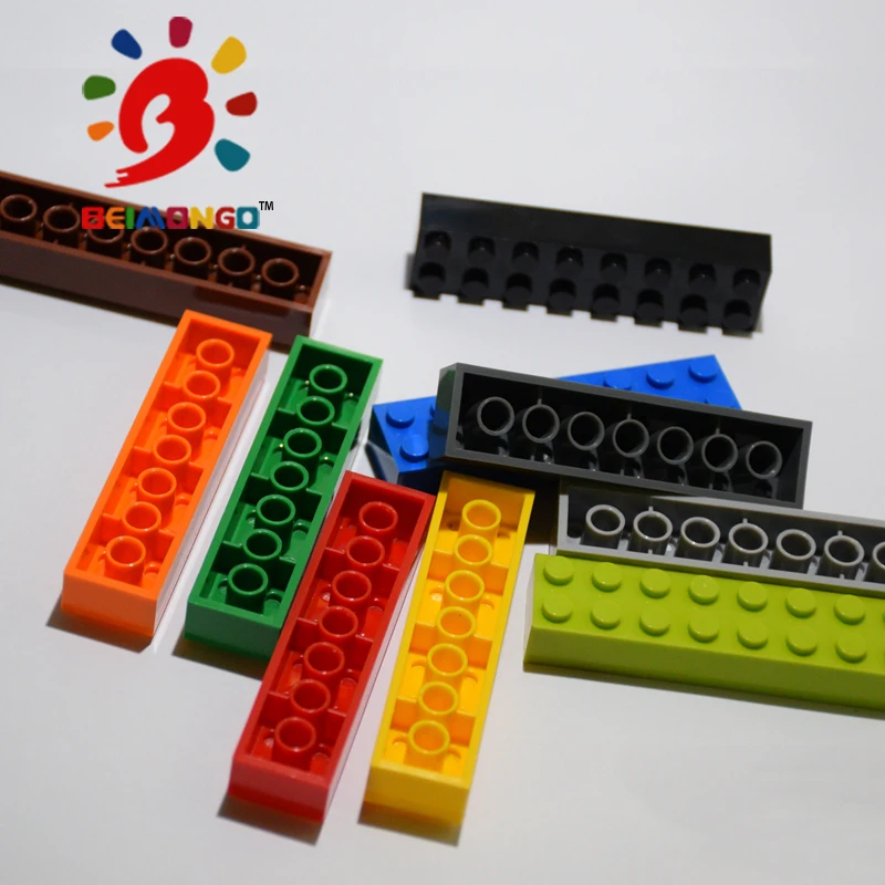 Бесплатная доставка! Строительные блоки BEIMONGO 2x8 60 шт. пикселей Развивающие и