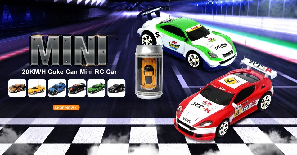 8 цветов горячая распродажа 20 км/ч Кокс Мини RC автомобиль радио дистанционное
