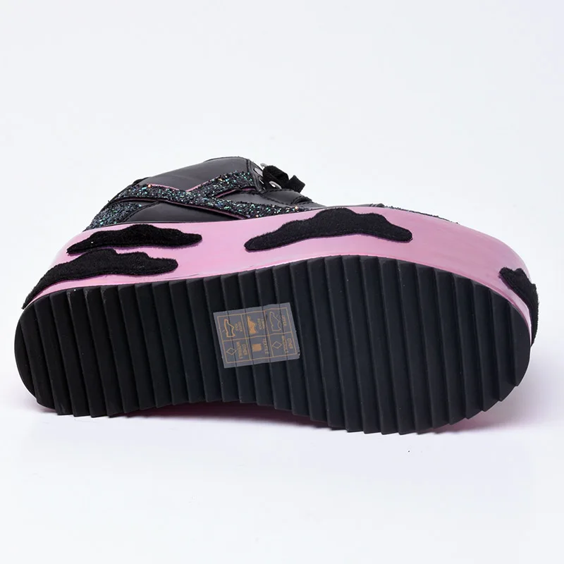 

Sequined Ladies Platform Shoes Summer Designer Lace Up Round Toe Party Pink Heels Shoes Women Comfortable Wedges Footwear