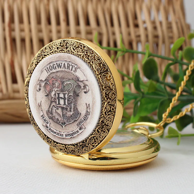 Туба карманные часы Метросексуал золото Гарри Поттер кварцевые цепи стол Аравия