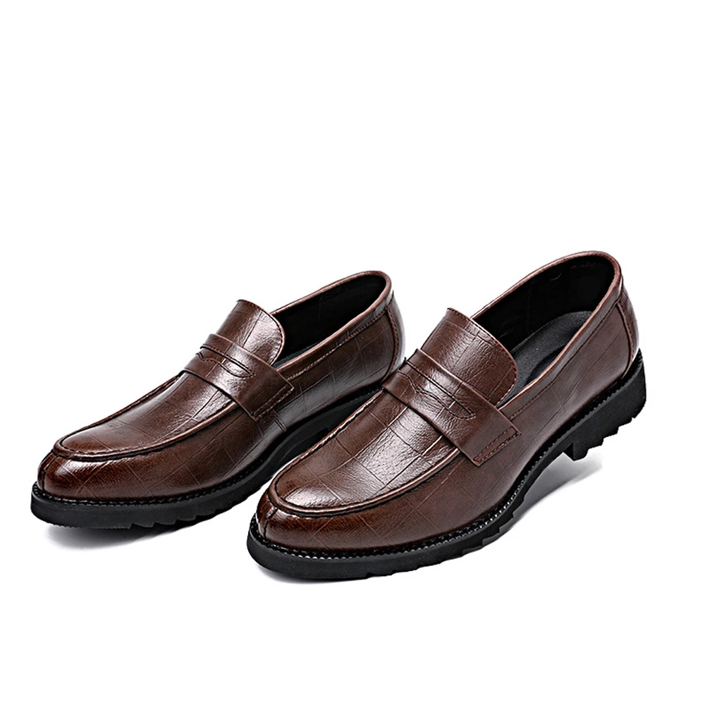 QFFAZ New Men Shoes Leather Mocassins Loafers Slip On Formal Casual Oxford Dress | Обувь