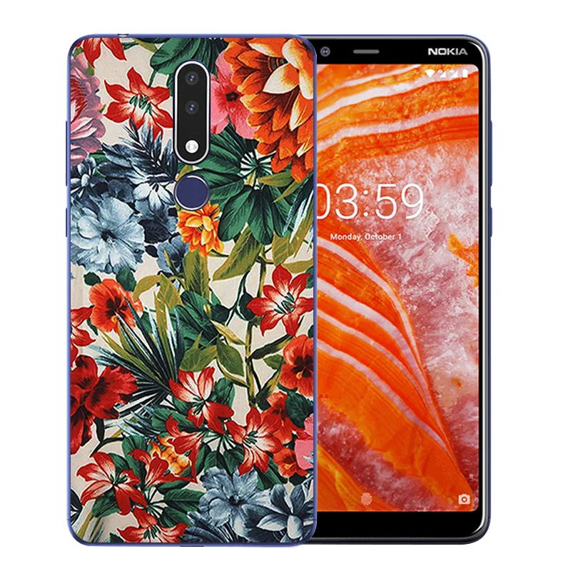 Phone Coque Cover Case For Nokia 2.1 3 5 3.1 7 Plus Soft TPU Silicone Back Hand Pattern 6 7.1 1 2018 Gel Capa |