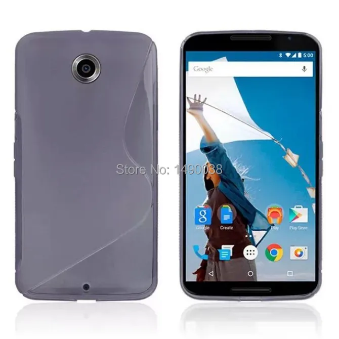1 Piece For Google Nexus 6 New S Line Style Soft TPU Gel Skin Cover Case Motorola Moto Free Shipment | Мобильные телефоны и