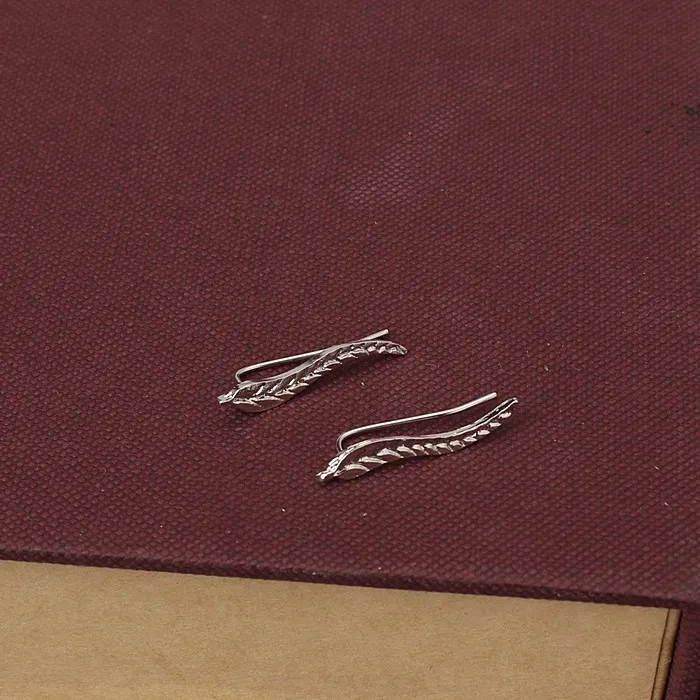 

New arrives Women's Fashion leaf ear clip girls Earrings CED335
