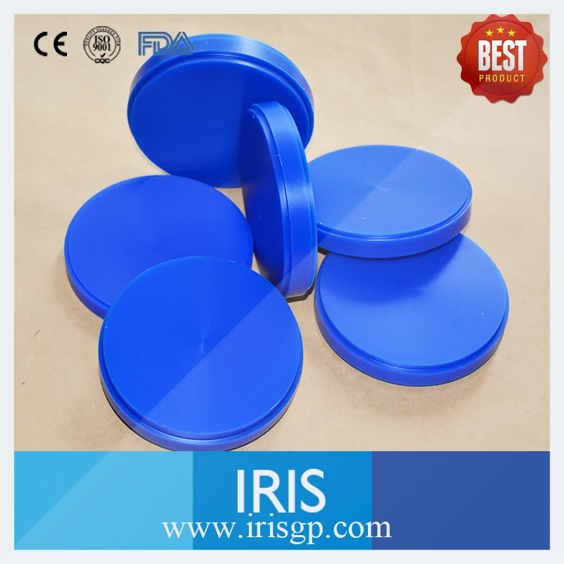 

11 Pieces/lot 98 *12mm Dental Wax Disc Block Dental Blue Wax Blanks For Open CAD/CAM Milling System High Quality