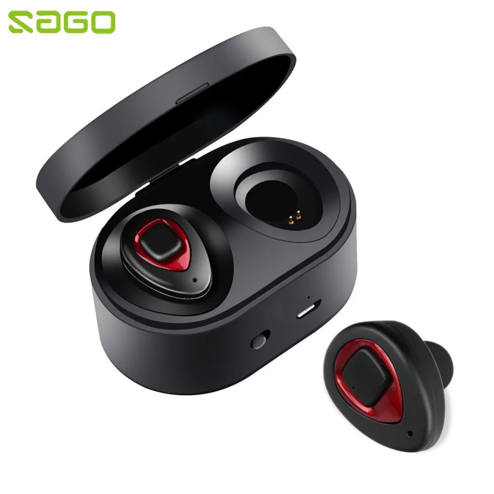 Sago K5S TWS Bluetooth 4 1 наушники Dual Mini True беспроводные стерео звуковая гарнитура громкой