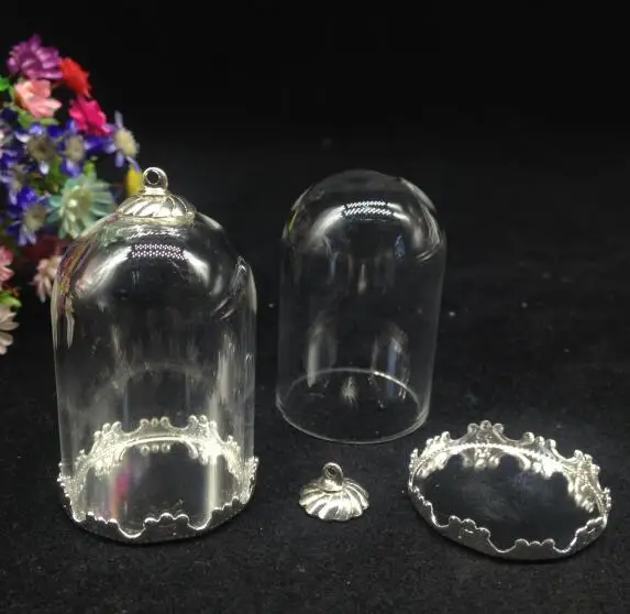 Стеклянные банки для колокольчиков разных цветов 5 шт. 38 х25 мм|vase crystal|vase setvase glass |
