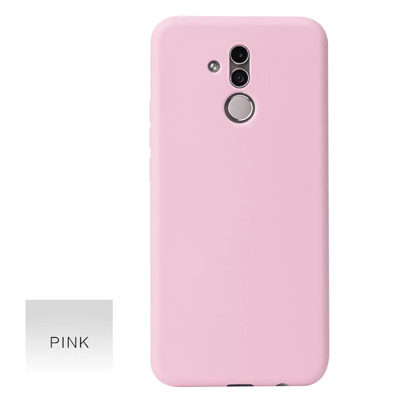 Pink Для huawei mate 20 чехол huawei mate 20 Lite чехол Мягкая силиконовая задняя крышка чехол для телефона для huawei mate 20 Lite mate 20 Pro - Цвет: Pink