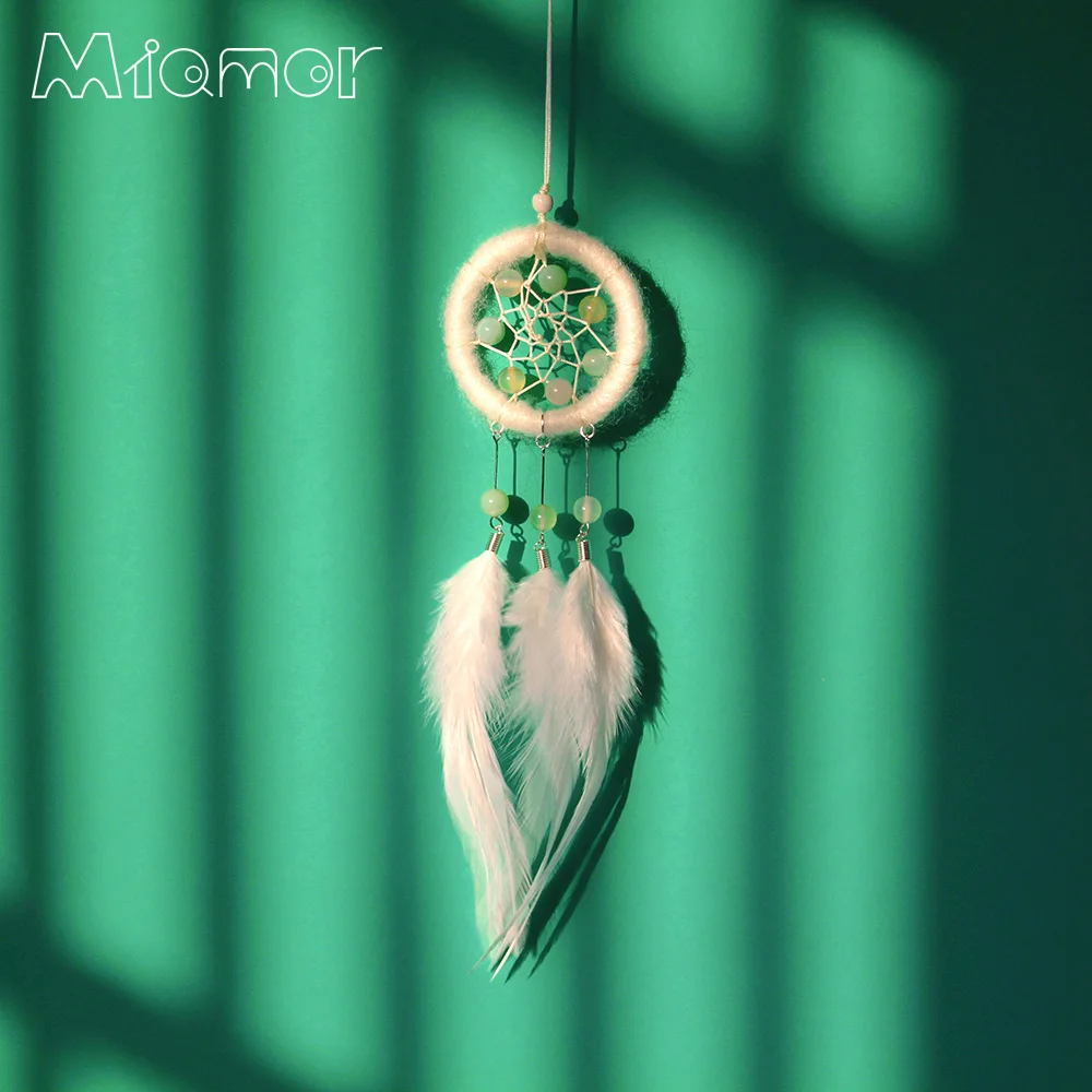 Женское Ожерелье с натуральным камнем MIAMOR подвеска в форме Ловец снов украшение