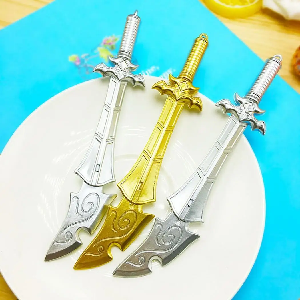 Мода Мультфильм Broadsword Форма гелевая ручка 8 г дома школы офиса и т. д. дом Школа