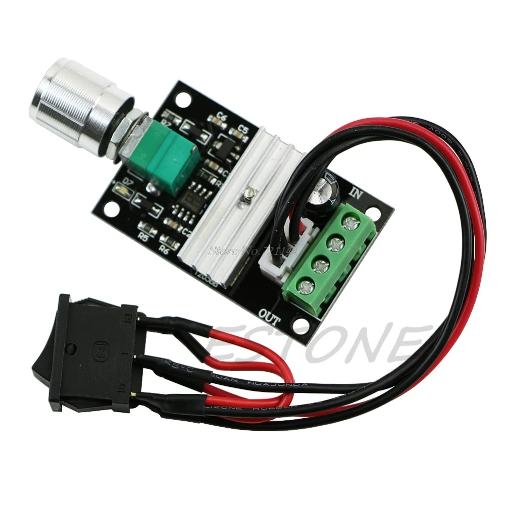 DC6V12V24V Реверсивный Переключатель PWM регулятор скорости двигателя Регулятор функции
