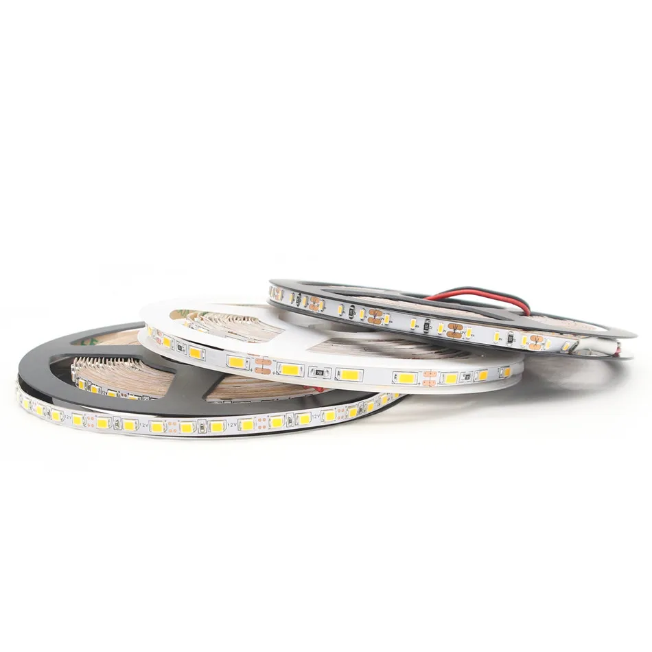 DC 12V Fita LED Strip 5M 300LED 600LED SMD 2835 3014 5630 Not Waterproof 5mm ultra-narrow panel Tira Light Flexible Neon Luz | Освещение