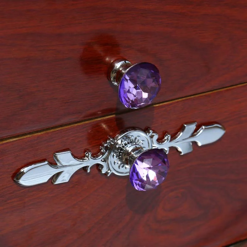 170 мм современные модные роскошные круглые ручки для шкафа комода красные