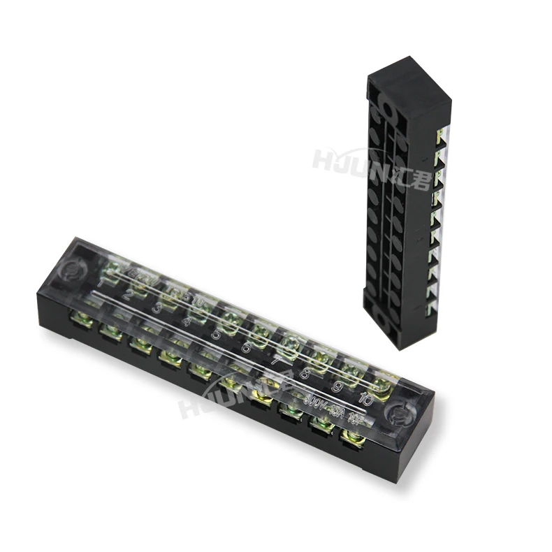 1 шт TB-1510 комбинированные клеммные блоки 600 V, 15A, 10P медные соединения 20 винтов патч-панель монтажная распределительная коробка