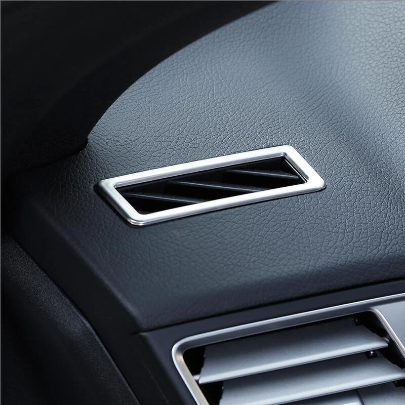 Accessories For Mercedes Benz E Class Coupe W207 C207 Car styling Dashboard Air Conditioning Vent Outlet Rings frame Cover Trim |